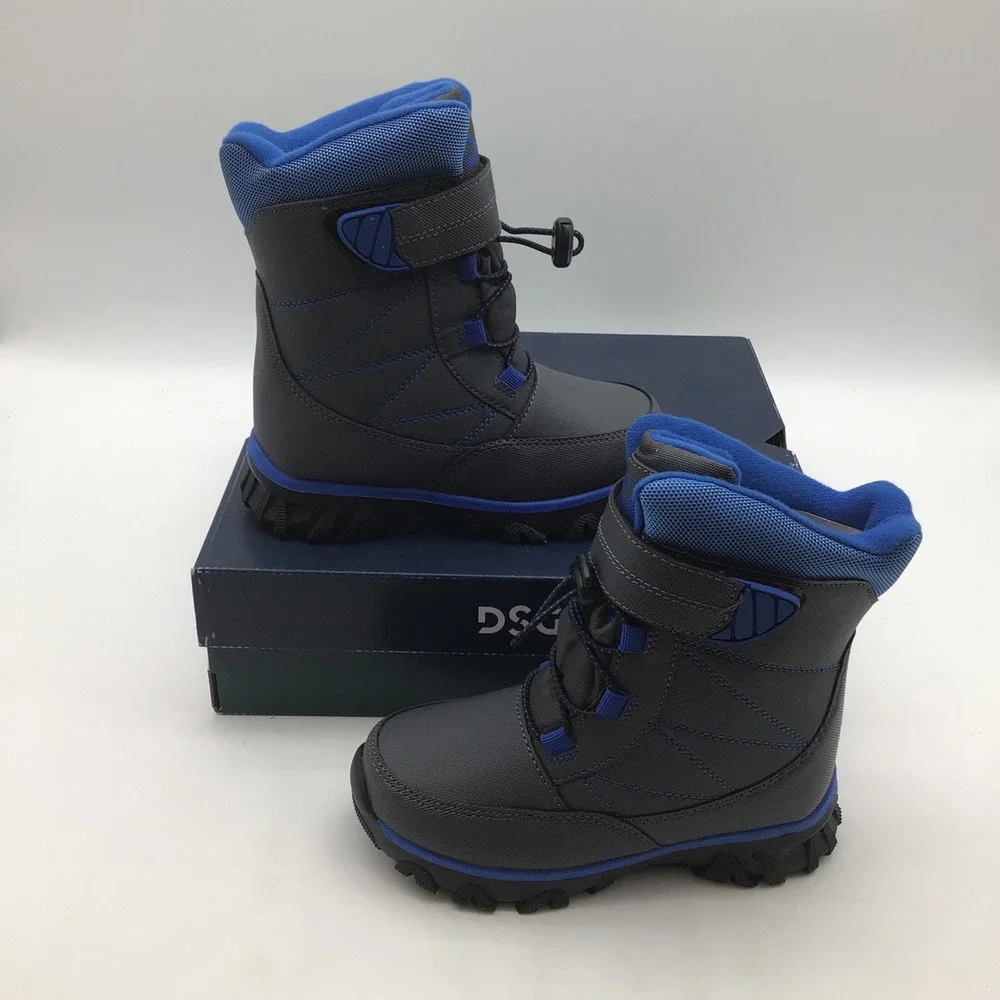 DSG Menace‎ Kids Winter Boots Grey Blue DSGCWB2201-BLU Size 13K NEW